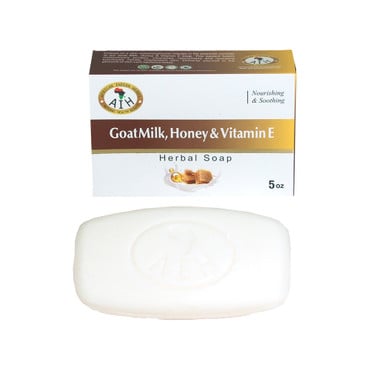 African Indian Herbs (AIH): Goat Milk Honey Soap - 5 oz. image 0